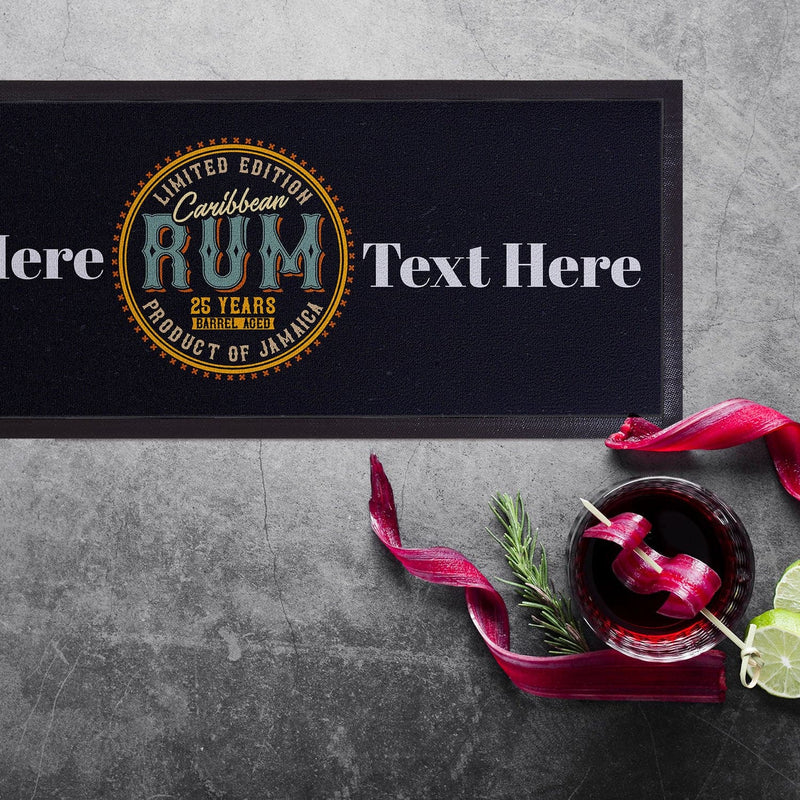 Personalised Bar Runner -  Limited Edition Rum