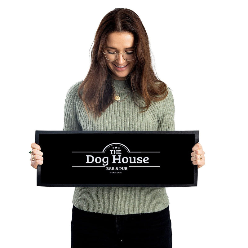 The Dog House - Personalised Bar Runner