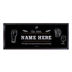 Personalised Bar Runner - Proudly Serving