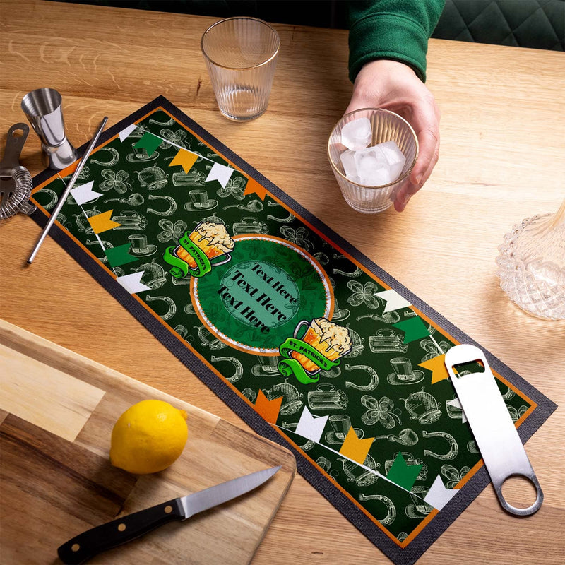 Personalised Bar Runner 3 -  St Patrick's Day
