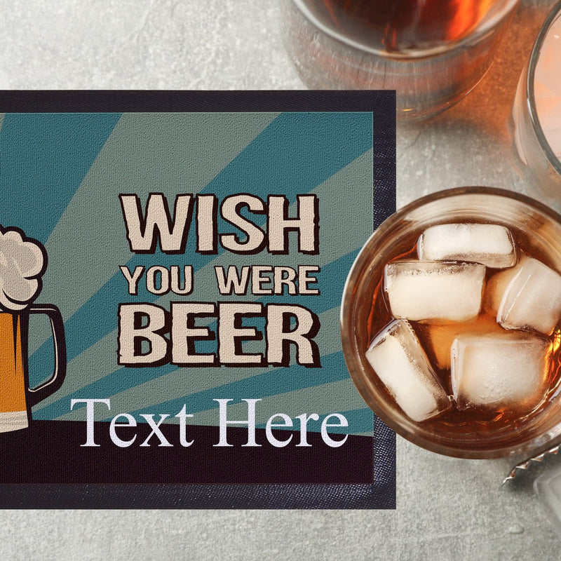 Personalised Bar Runner -  Wish You Were Beer