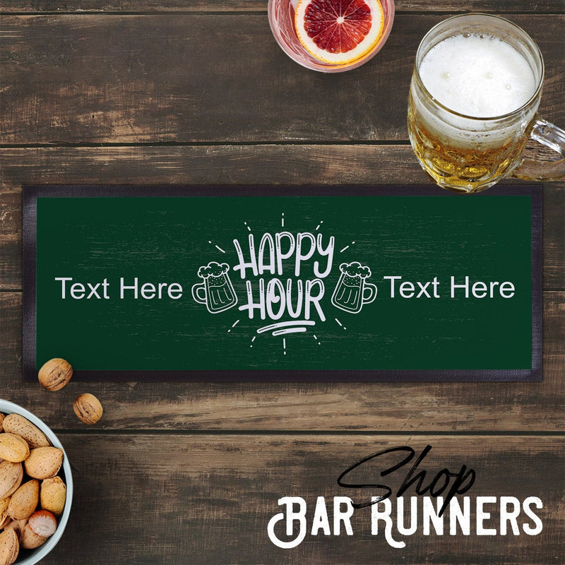 Personalised Bar Runner -  Happy Hour
