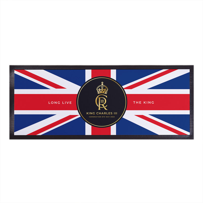 King Charles Coronation - Royal Monogram - Bar Runner