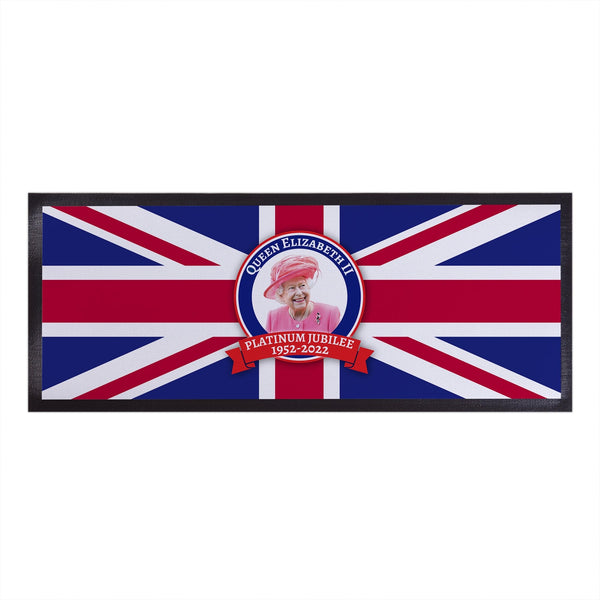 Jubilee - Royal Flag With Badge - Bar Runner