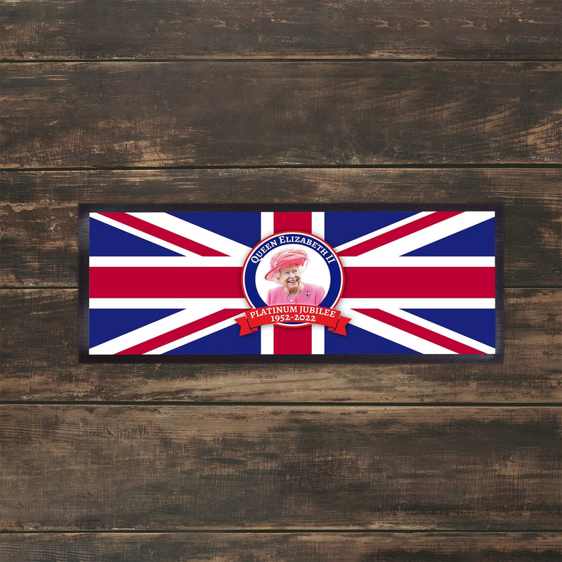 Jubilee - Royal Flag With Badge - Bar Runner