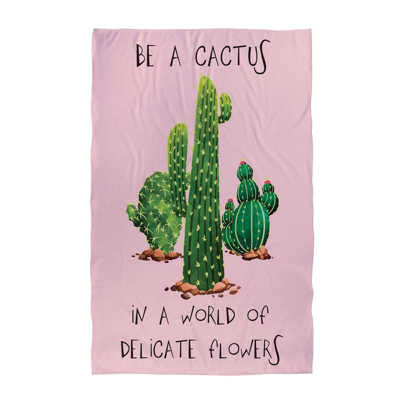 Personalised Beach Towel - Be a Cactus