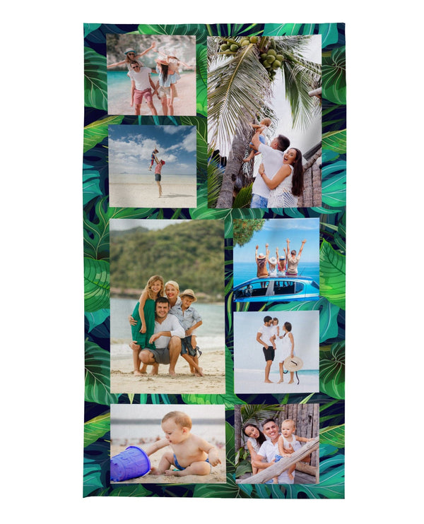 Personalised Beach Towel - Tropical - 9 Photos