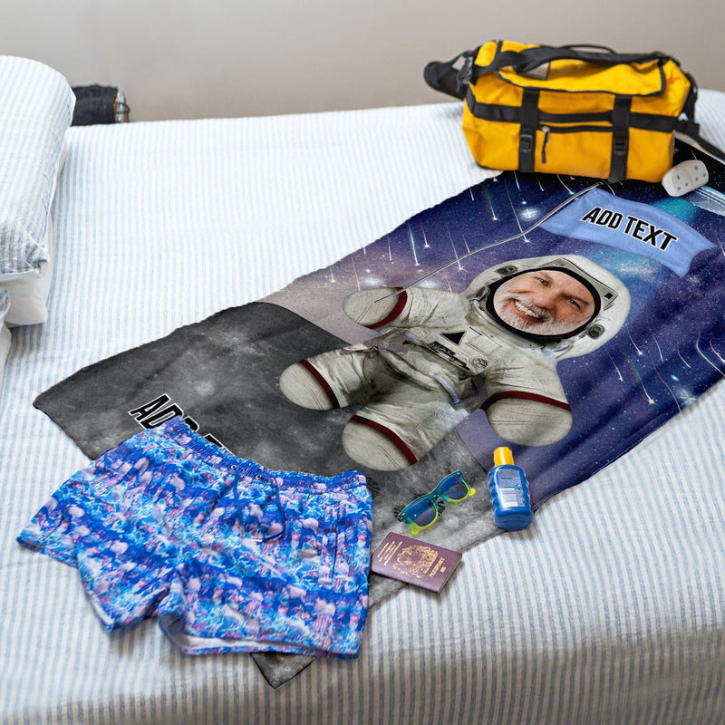 Personalised Space Mini Me - Custom Beach Towel