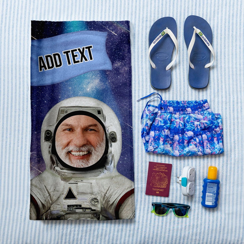 Personalised Space Mini Me - Custom Beach Towel