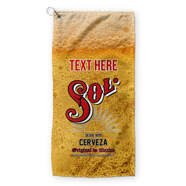 Personalised Beer - BEER DE MEXICO - Golf Towel