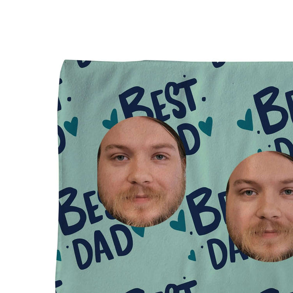 Best Dad - Face Scatter Beach Towel
