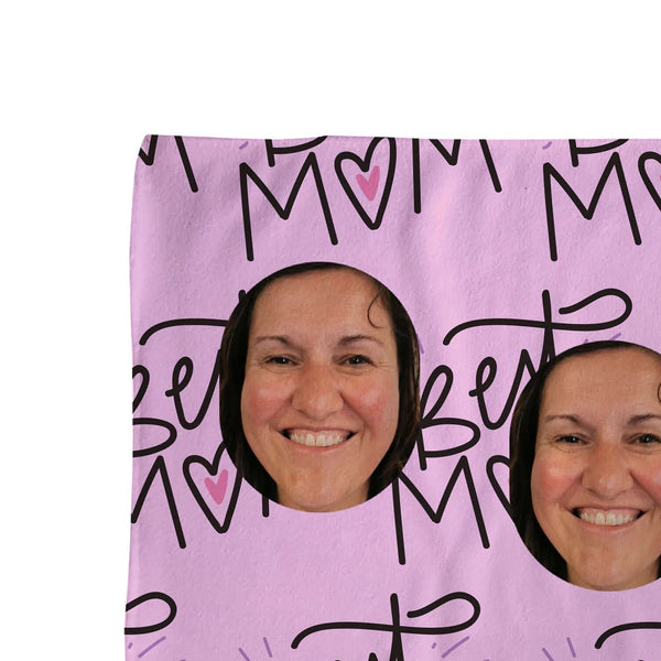 Best Mum - Face Scatter Beach Towel