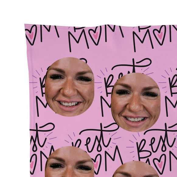 Best Mum - Face Scatter Blanket