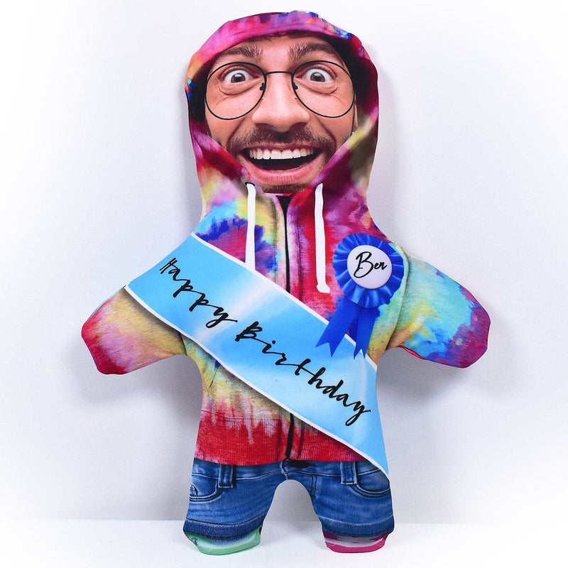 Birthday Sash - Tie dye Hoodie - Personalised Mini Me Doll