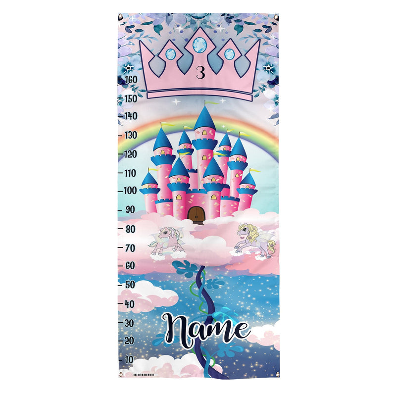 Personalised Text - Princess Height Chart - Door Banner Media 1 of 2