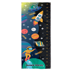 Personalised Text - Space Height Chart - Door Banner