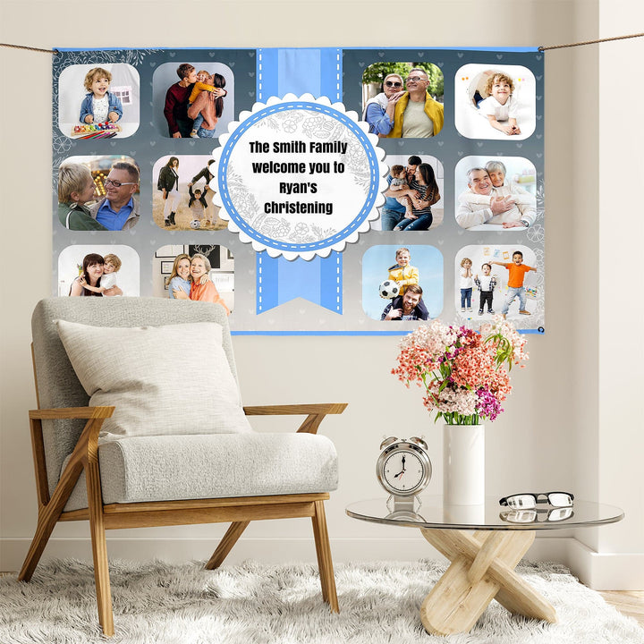 Fabric Party Photo Banner