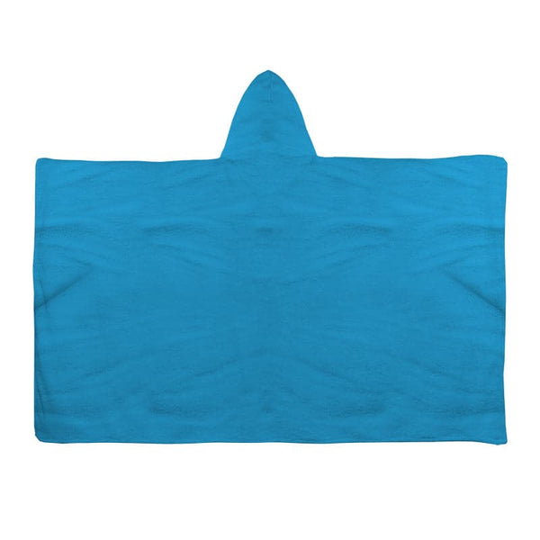 Hooded Towel - Plain Blue