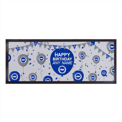 Brighton & Hove Albion FC - Balloons Personalised Bar Runner - Officially Licenced