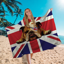 Hooded Towel - British Bulldog