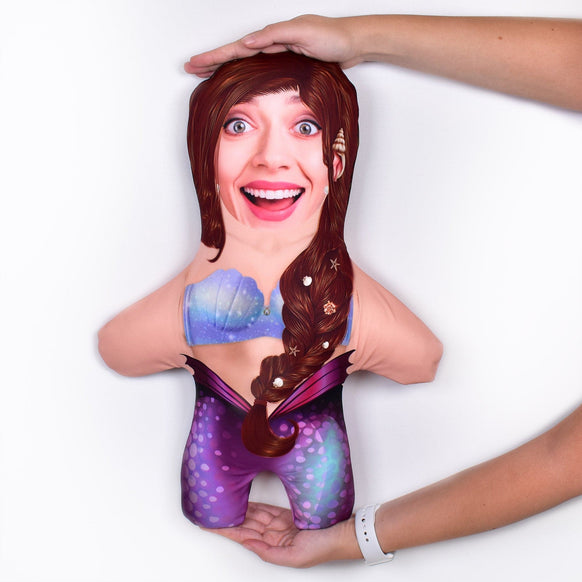 Mermaid - Choose Your Hair - Personalised Mini Me Doll