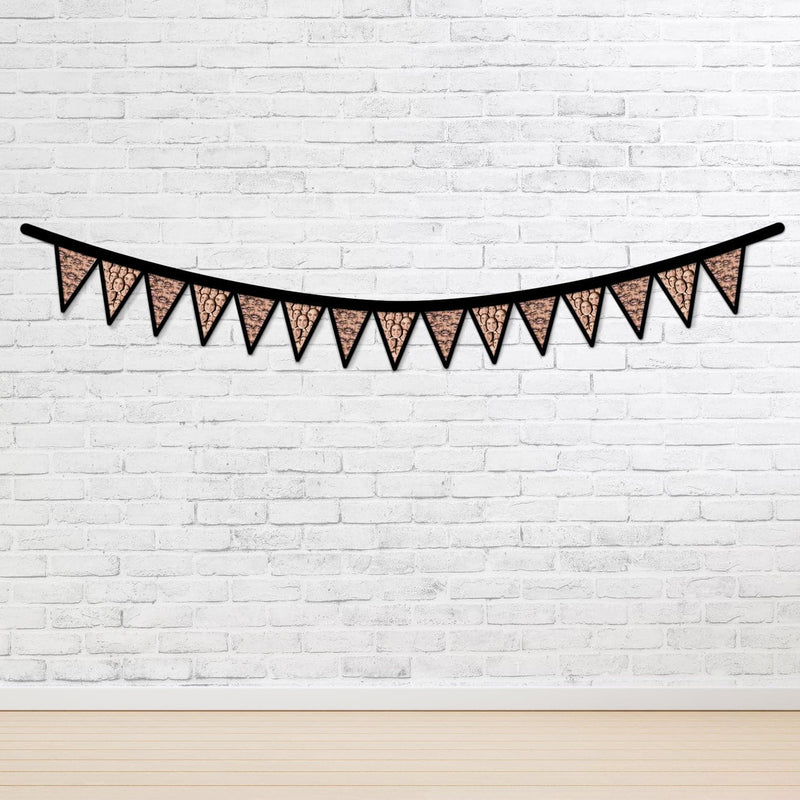 Two Face All Over Bunting - 3m Fabric Bunting 