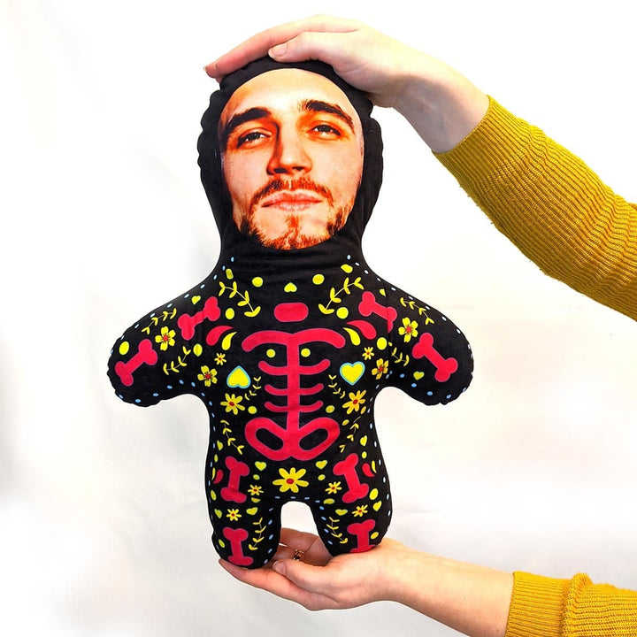 candy skull mini me doll