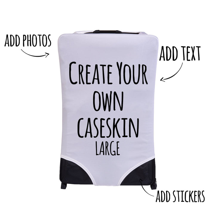 Create Your Own! Personalised Photo Face Suitcase Luggage Cover
