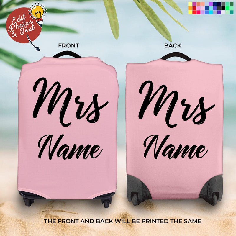 Custom Colour - Mrs - Personalised Text CaseSkin
