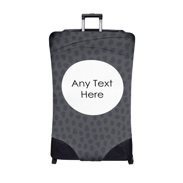 Navy Spot - Personalised Text CaseSkin