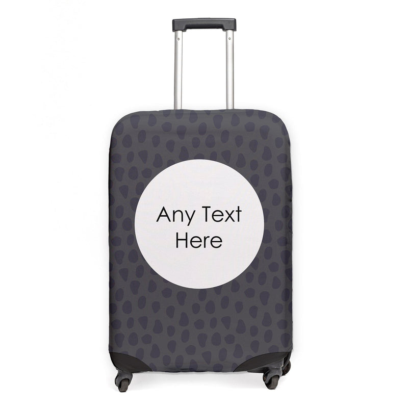 Navy Spot - Personalised Text CaseSkin