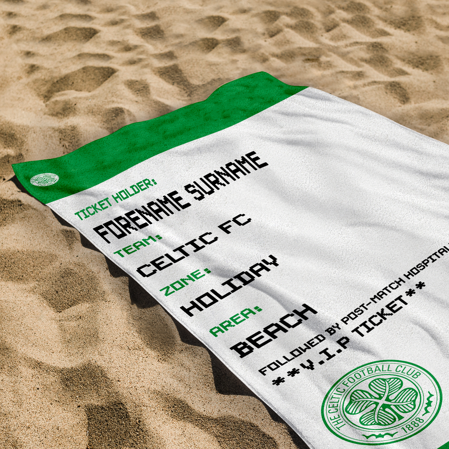 Custom Celtic FC Towel