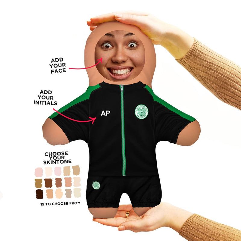 Celtic FC Tracksuit - Personalised Mini Me Doll - Officially Licenced