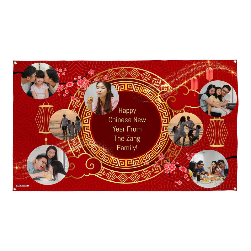 Any occasion photo banner - Chinese New Year - Edit text - 5FT X 3FT