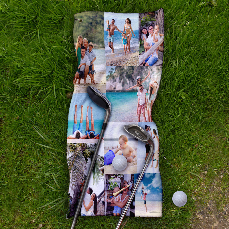 Photo Collage - Golf Towel