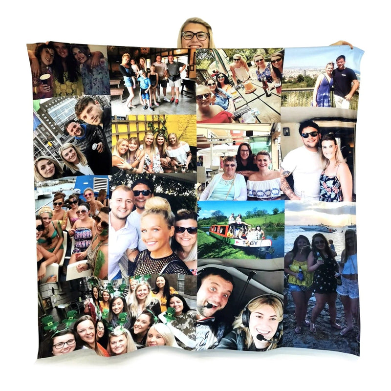 Picture Collage Personalised Photo Blanket