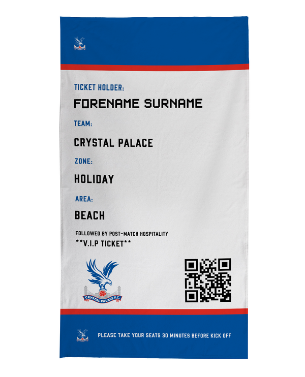 Custom Crystal Palace Towel