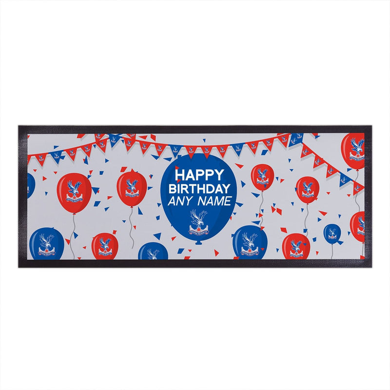 Crystal Palace FC - Balloons Personalised Bar Runner - Officially Licenced