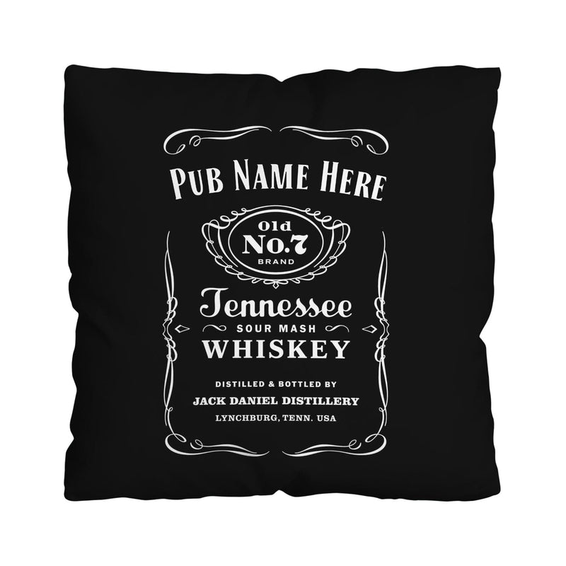 Whiskey Jack Daniels Inspired Cushion - British Made Gifts
