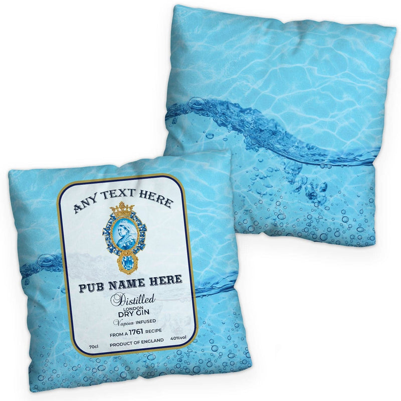 Gin Brand Inspired - Dry Gin - 45cm or 61cm Showerproof Outdoor Pub Cushion