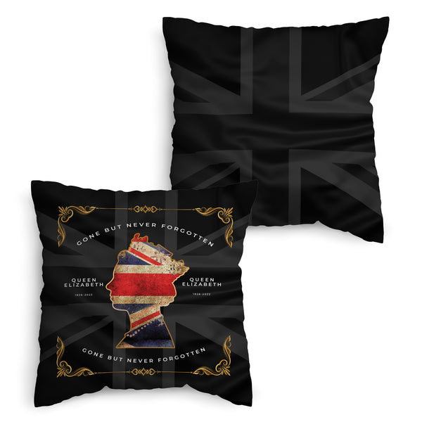 The Queen - Royal Gold Boarder - 45cm Cushion