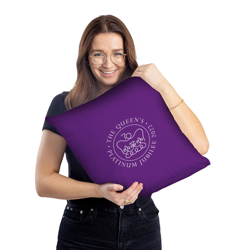Jubilee - Purple Logo - 45cm Cushion