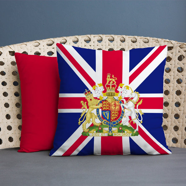 The Royal Arms - Union Jack - 45cm Cushion