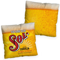 Beer Brand Inspired - Beer De Mexico- 45cm or 61cm Showerproof Outdoor Pub Cushion
