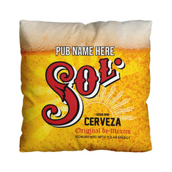 Beer Brand Inspired - Beer De Mexico- 45cm or 61cm Showerproof Outdoor Pub Cushion