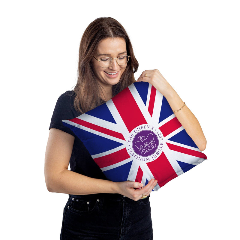 Jubilee - Union Jack Logo - 45cm Cushion