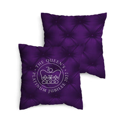 Jubilee - Royal Printed Quilt - 45cm Cushion