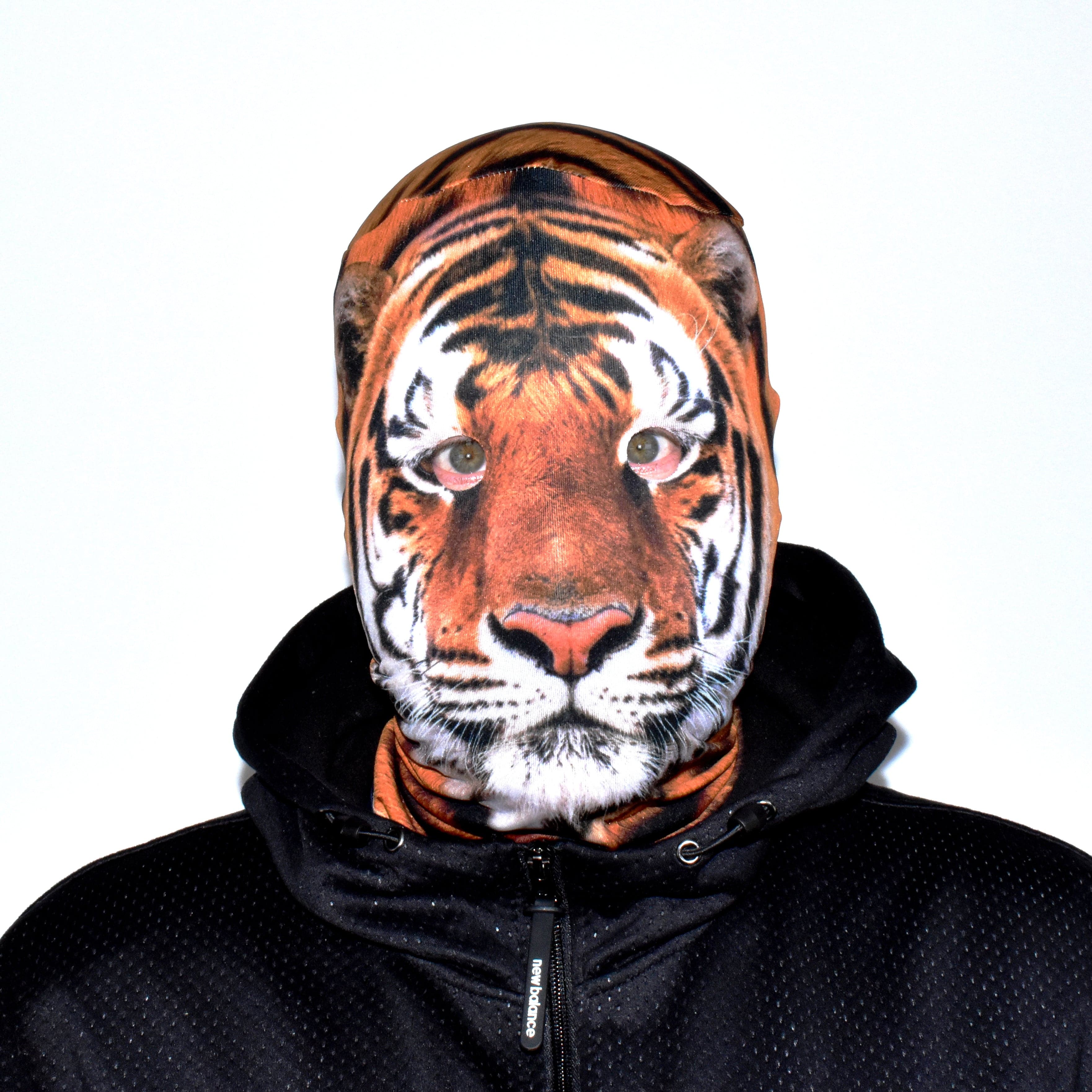 Tiger Face Robe Tiger Face Mask Tiger Mask, Kids Masquerade Mask, Costume Mask, Tiger
