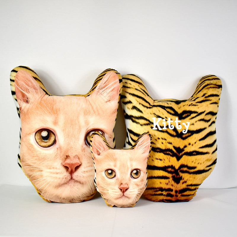 Pet Face Cushion - Tiger Print