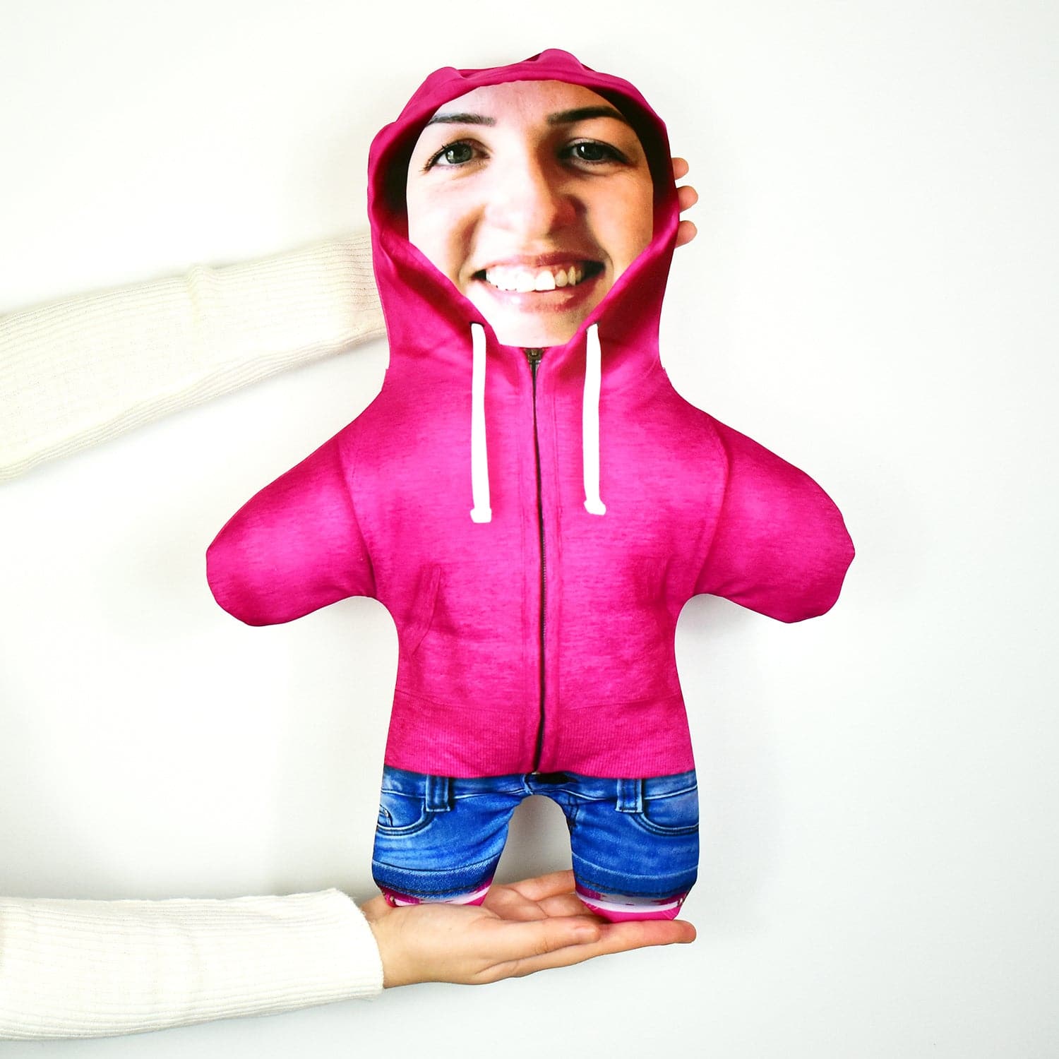 Pink Hoodie - Personalised Mini Me Doll